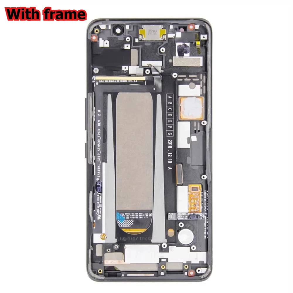 100% tested phone lcd touch screen display panel For ASUS ROG1 zs600kl Z01QD rog digitizer glass lcd assembly  Asus Phone repair parts