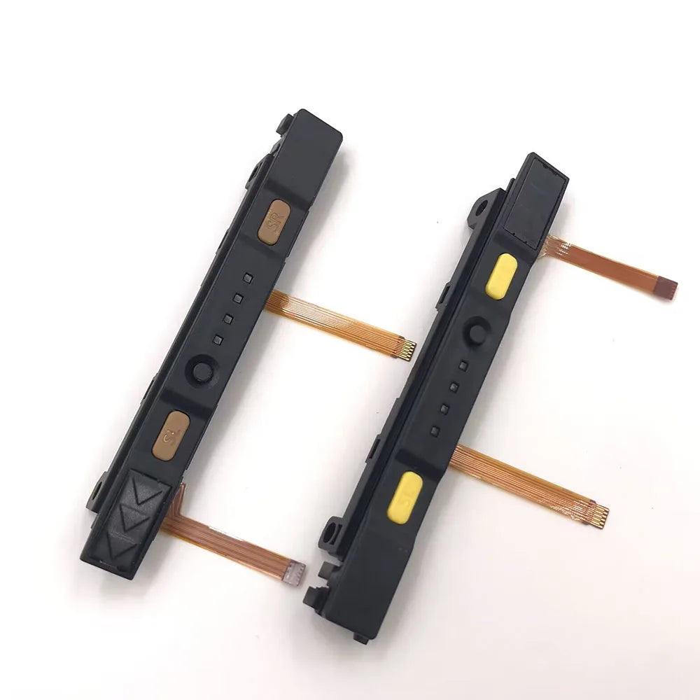 Plastic Slider For Nintendo Switch NS Joy-Con Controller Rail Assembly With Flex Cable Complete Right Left With Button Game console repair parts