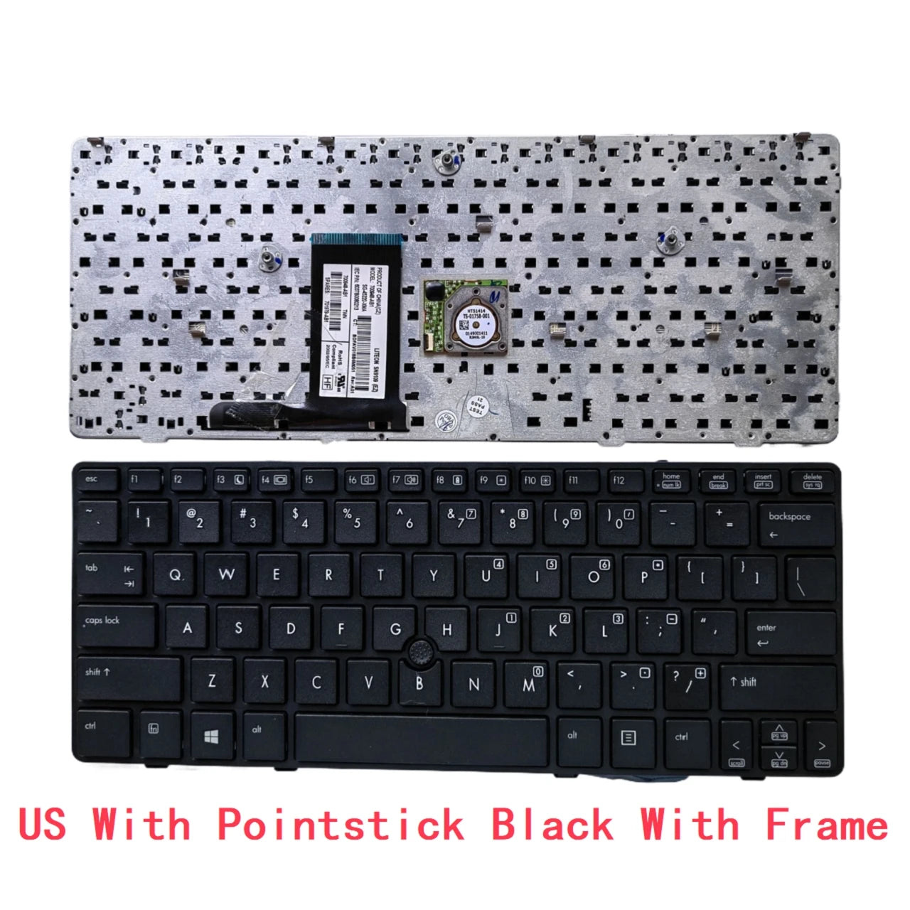 New US Russian Spanish Latin Brazil Laptop Keyboard For HP Elitebook 2560 2560P 2570 2570P 700948-B31  HP laptop repair parts