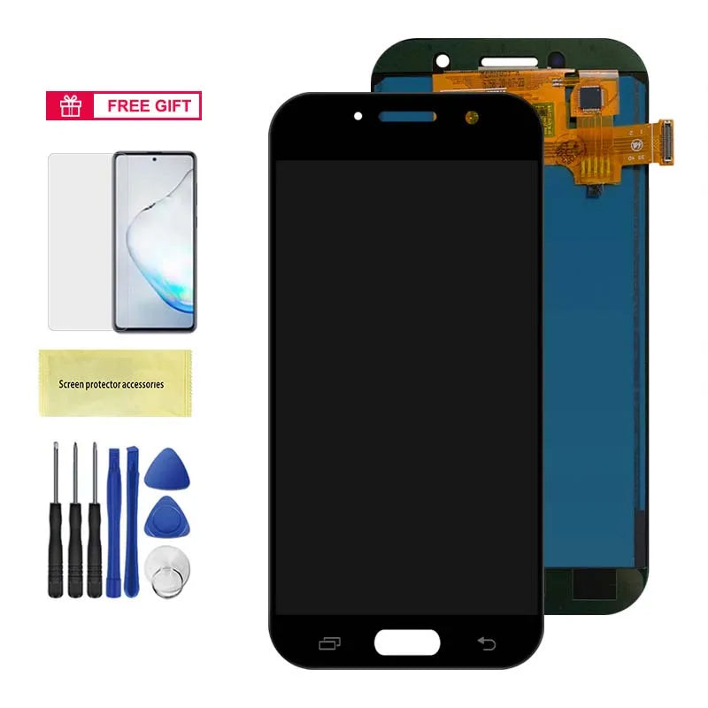 TFT A520 For Samsung Galaxy A5 2017 A520 A520F A520F/DS Lcd Display Touch Screen Digitizer Replacement Display Screen 100%Tested Samsung phone repair parts