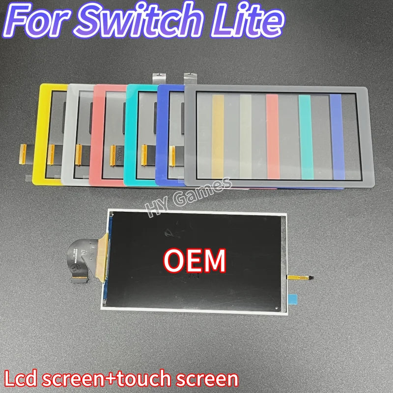 LCD Display Screen OEM for NS Switch Lite Game Console Replacement for Ns Lite Touch Screen Digitizer Repair Parts  Game console repair parts
