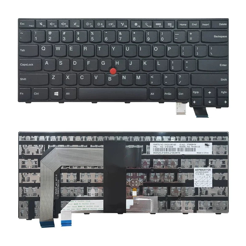 Upper case keyboard for Lenovo S2 T460s T470p T480 E431 E440 E450 T495 T490S keyboard keycap Lenovo laptop repair parts