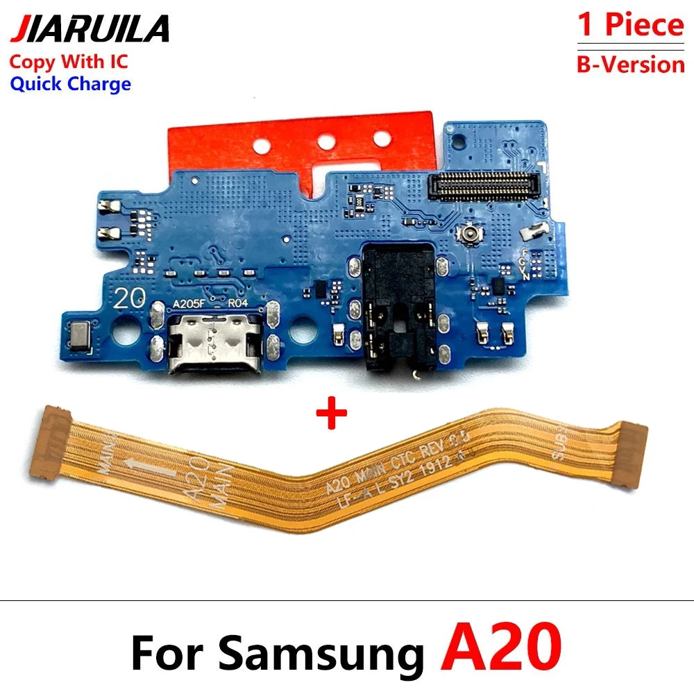 10Pcs, USB Charger Charging Dock Port Connector Main Flex Cable For Samsung A10 A20 A30 A50 A70 A31 A51 A71 A10s A20s A30s A21s Samsung phone repair parts