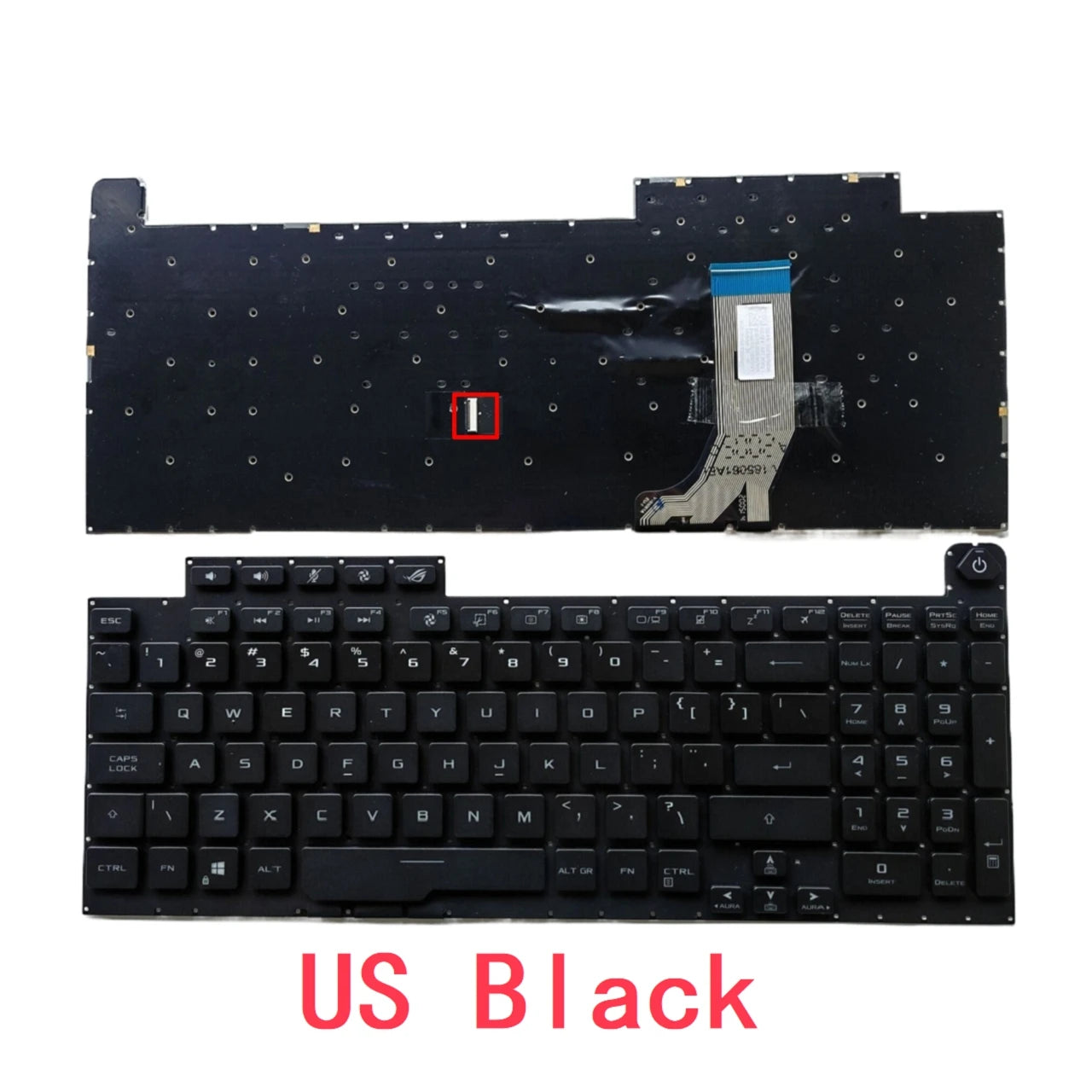 New US Spanish Latin Laptop RGB Keyboard For ASUS ROG Strix G17 G731 G731G G731GV G731GT G731GU G712LU G712LV G712LW G712 ASUS laptop repair parts