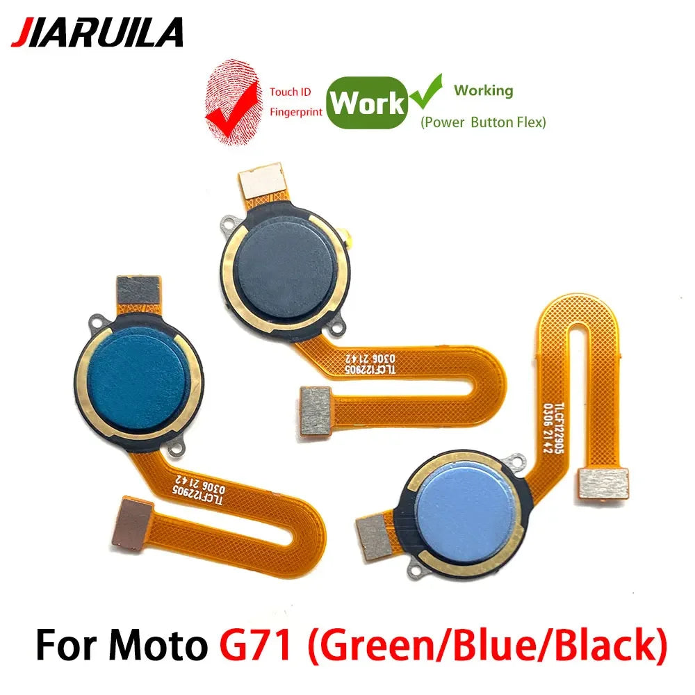 For Motorola Moto G22 G31 G51 G71 5G Home Button FingerPrint Touch ID Sensor Flex Cable Ribbon Replacement Parts Motorola phone repair parts