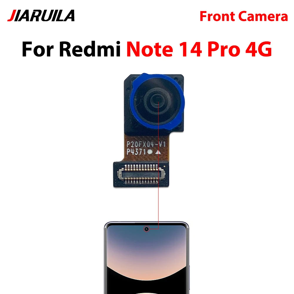 Back Rear Camera Big Main Camera Front Camera Flex Cable For Xiaomi Redmi Note 14 Pro 4G 5G  Xiaomi  Xiao mi phone repair parts