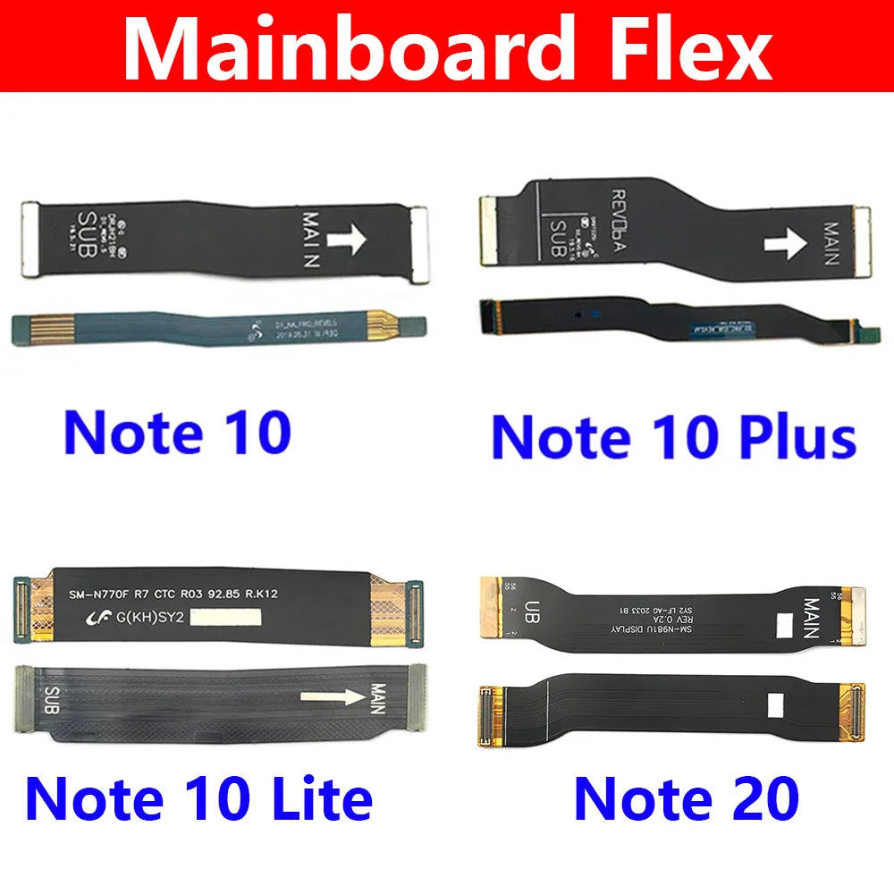 Wifi Antenna Main FPC LCD Display Connect Mainboard Flex Cable For Samsung Note 10 20 Plus Lite 4G Replacement Parts Samsung phone repair parts