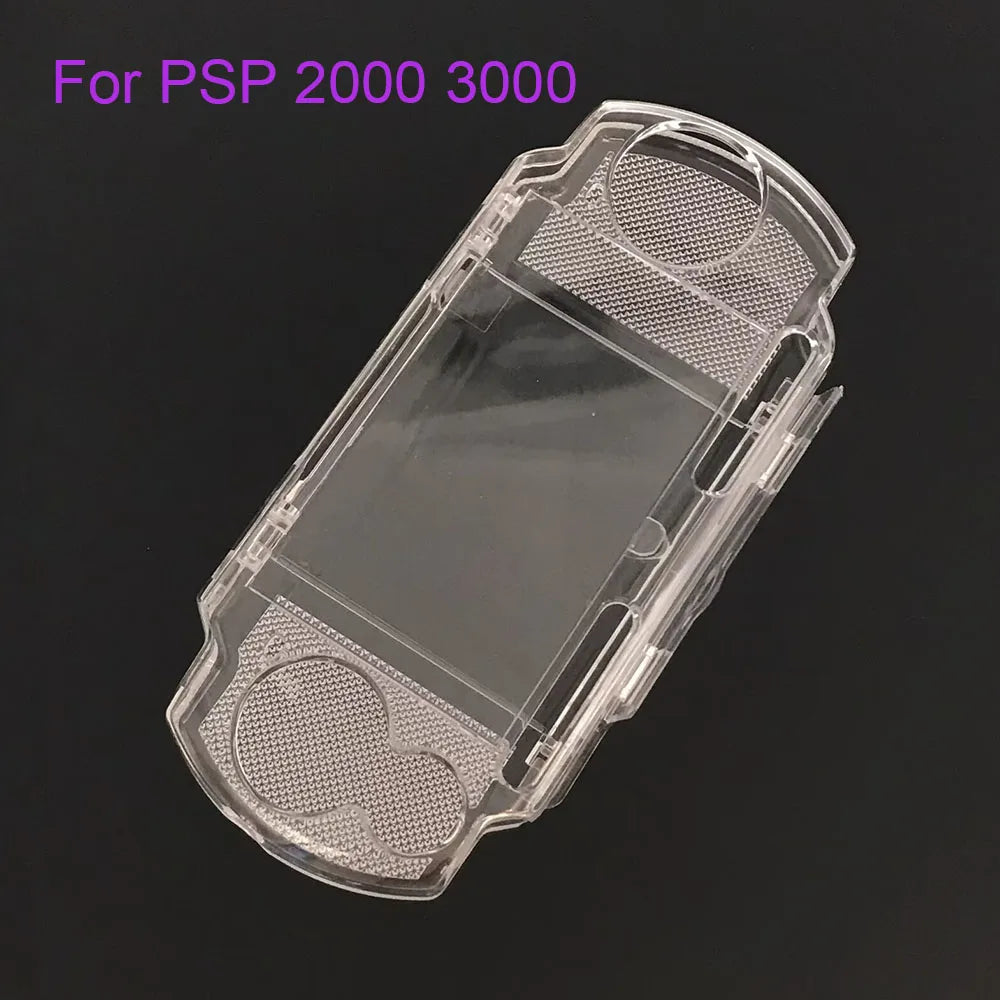 Clear Crystal Protective Case Hard Shell for PS Vita PSV 1000 2000 PSP Go Transparent Protection Cover For PSP1000 2000 3000 Game console repair parts