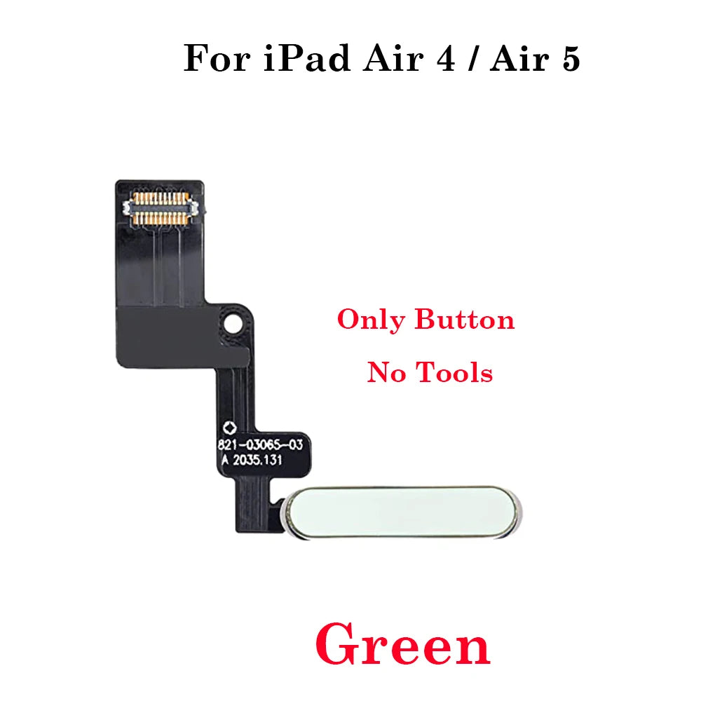 New Power Switch On Off  Button Key Flex Cable For iPad Air 4 Air 5 4G Wifi 10.9 inch A2316 A2324 A2325 No Fingerprint Funciton iPad tablet repair parts
