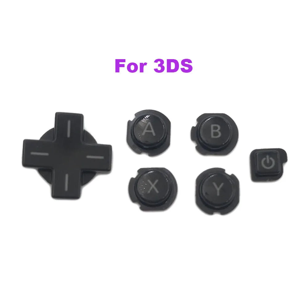 1-3sets A B X Y L R ZR ZL Full Set Buttons For NEW3DS/New 3DS XL NEW 3DS LL Home On Of Power Buttons For 3DS ABXY D-Pad Buttons Game console repair parts