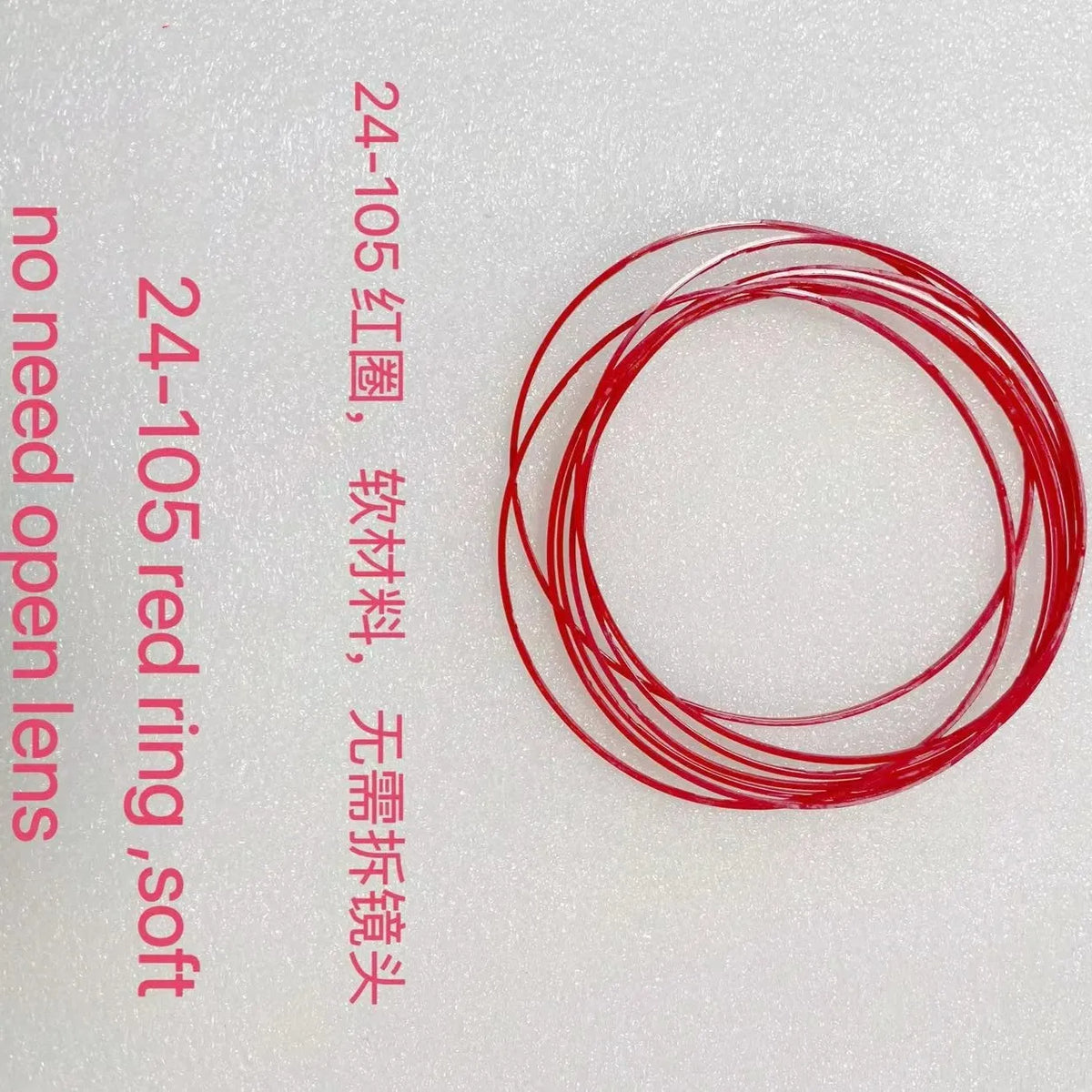 New lens front barrel ring lens focus barrel red ring for Canon 24-105 I 24-70 II (no need open lens) Digital Camera repair parts