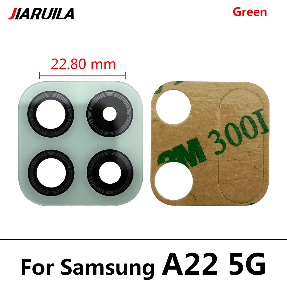Back Rear Camera Glass Lens With Adhesive For Samsung A02 A02s A03 Core A03s A22 4G 5G A32 A52 A72 A33 A53 A73 Samsung phone repair parts