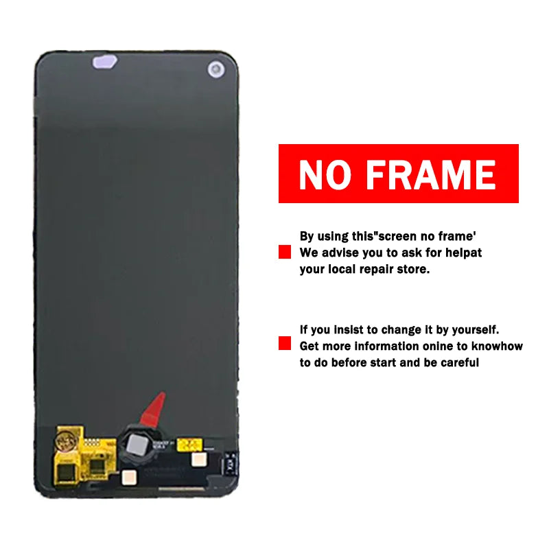 6.4'' Super AMOLED For Oppo Realme 11 4G LCD RMX3636 Display Touch Screen With Frame For Realme11 4G Display Replacement  Oppo phone repair parts