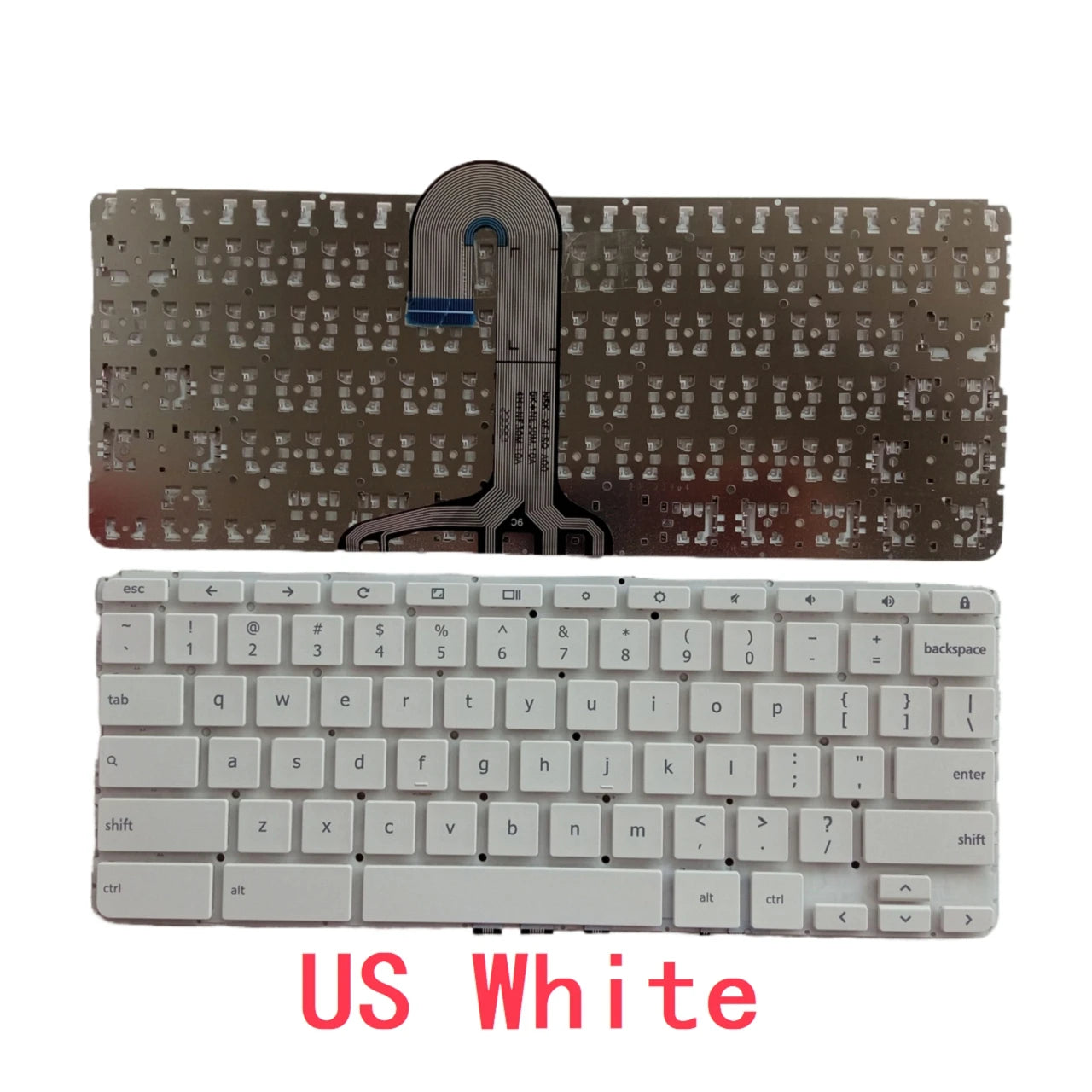 New US Spanish Latin Laptop Chromebook Keyboard For HP Chromebook X360 11-ae 11-ae027nr Notebook PC Replacement  HP laptop repair parts