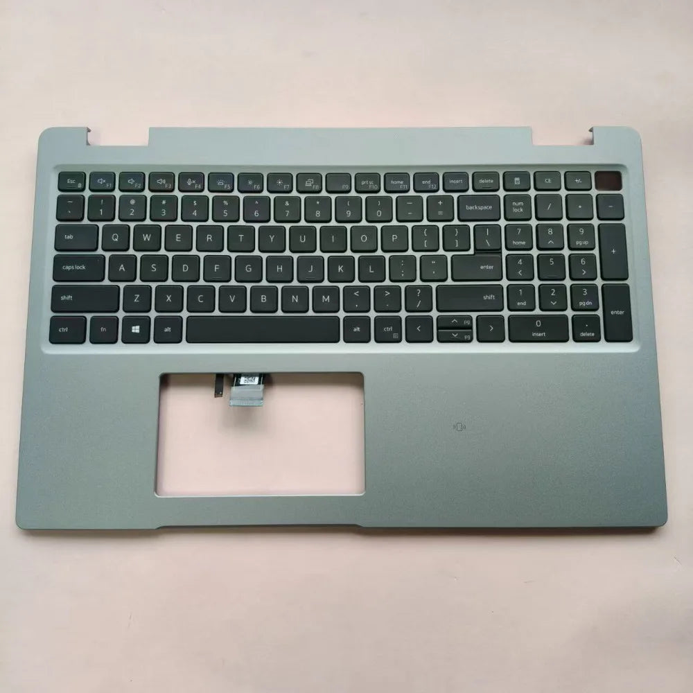 09CM3 009CM3 For DELL Latitude 5520 5521 Precision 3560 3571 Palmrest Cover Keyboard CN NFC Upper C Case with Smart Card Reader