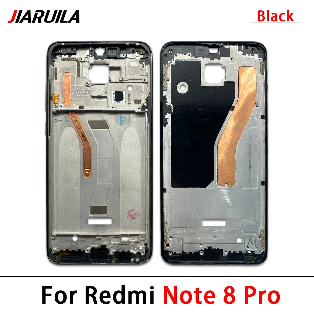 New For Xiaomi Redmi Note 7 8 9s Pro Front Housing LCD Frame Screen Bezel Holder Replacement Parts Xiaomi  Xiao mi phone repair parts