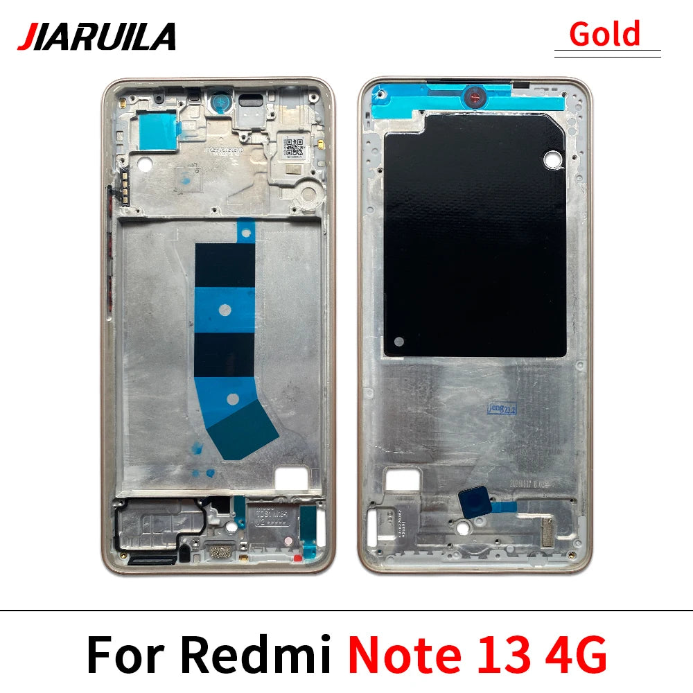 New For Xiaomi Redmi Note 13 Pro Plus 4G 5G Front Housing LCD Frame Screen Bezel Holder Xiaomi  Xiao mi phone repair parts