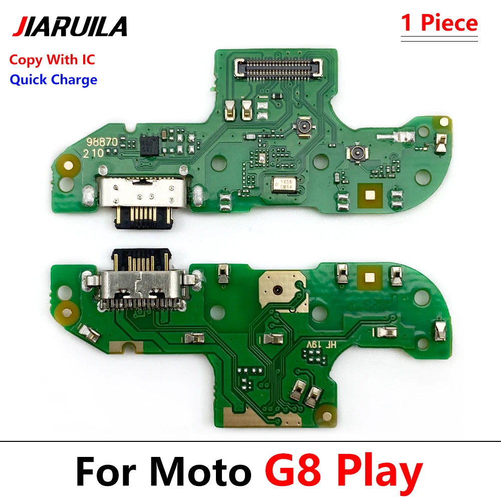 USB Charger Board PCB Flex For Motorola Moto G8 Plus Play Power Lite USB Port Connector Dock Charging Flex Cable Motorola phone repair parts