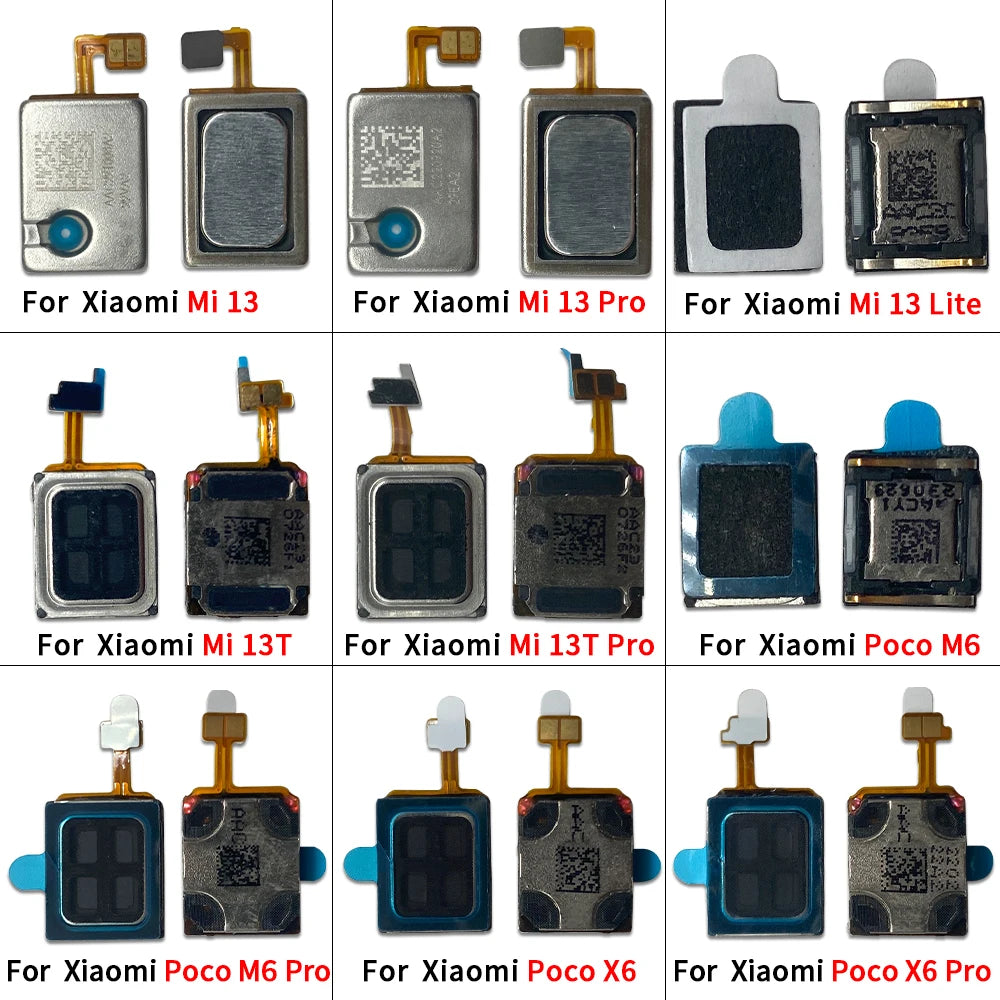 Front Top Earpiece Earphone Ear Speaker Sound Receiver For Xiaomi Mi 10T 11 11T 12 12T 13 13T 14T Lite Pro  Xiaomi  Xiao mi phone repair parts