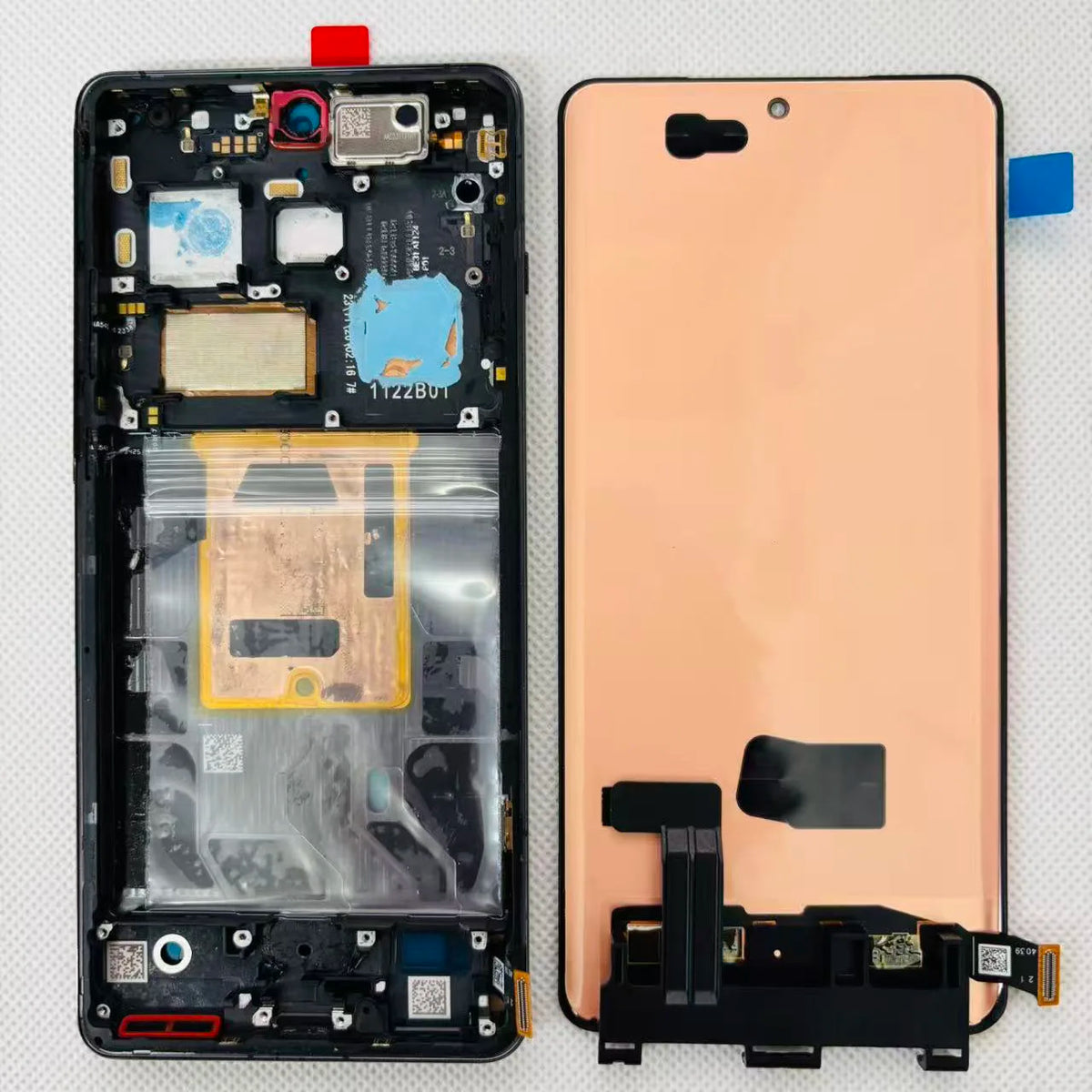 Original Amoled For Oneplus 12 12R Display LCD Screen With Frame 6.82"PJD110 CPH2573 CPH2581 CPH2583 LCD Touch Screen Assembly  OnePlus phone repair parts