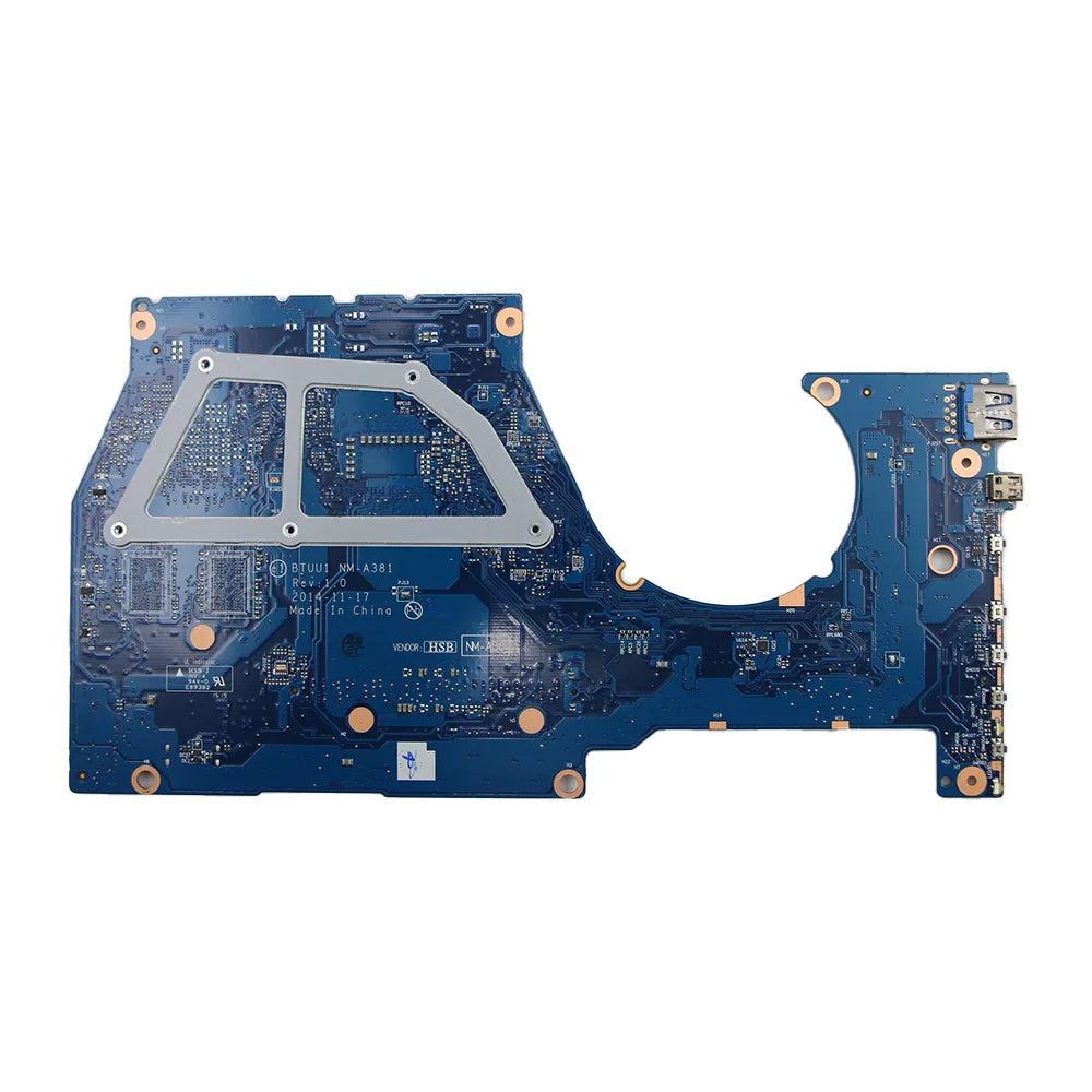 Laptop Motherboard For Lenovo Yoga 3-1470	NM-A381 With CPU:I3-5005U I5-5200U I7-5500U UMA FRU:5B20H35640 5B20H35614  Lenovo laptop repair parts