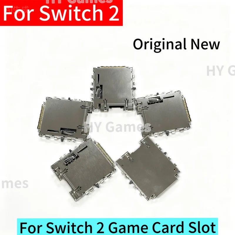 5pcs Original New for Switch 2 Console Game Card Slot Socket Replacement for NS2 Slot Memory Console Game SD Card Slot Repair  Game console repair parts