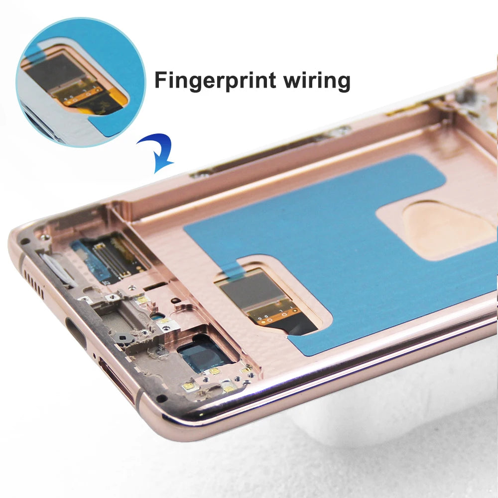 Super AMOLED Display for Samsung Galaxy S21+ / S21 Plus G996B/DS, for Samsung Galaxy S21 G990F Lcd Display Digital Touch Screen Samsung phone repair parts