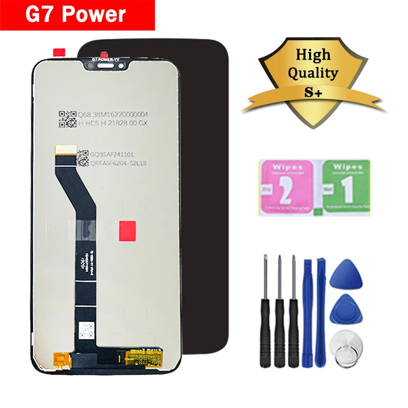 Tested For Motorola Moto G7 Plus G7 Power G7 Play XT1962 XT1965 XT1955 XT1952-4 LCD Display Touch Screen Digitizer Assembly Motorola phone repair parts