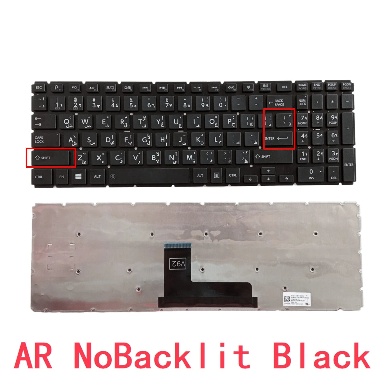 New US UI Russian Spanish Arab Laptop Backlit Keyboard For Toshiba Satellite L50-B L55-B L50D-B L55DT-B S50-B S55-B TOSHIBA laptop repair parts