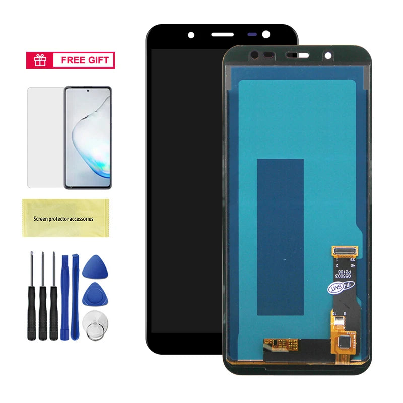 AMOLED J600 Display Screen, for Samsung Galaxy J6 J600 J600F J600G J600FN J600L Lcd Display Touch Screen Digitizer Assembly Samsung phone repair parts