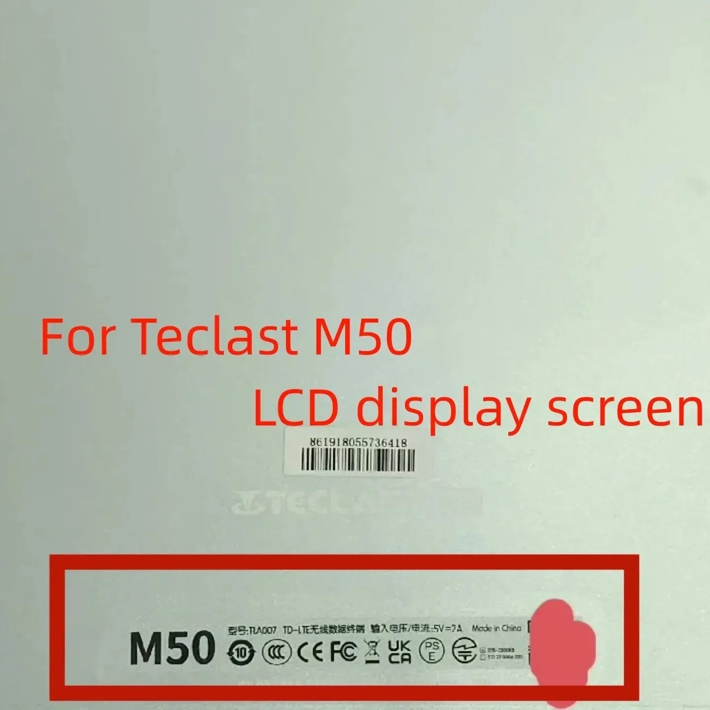 Original LCD Screen For Teclast M50 TLA007 Display LCD Touch Screen Digitizer Assembly Replacement Tablet repair parts