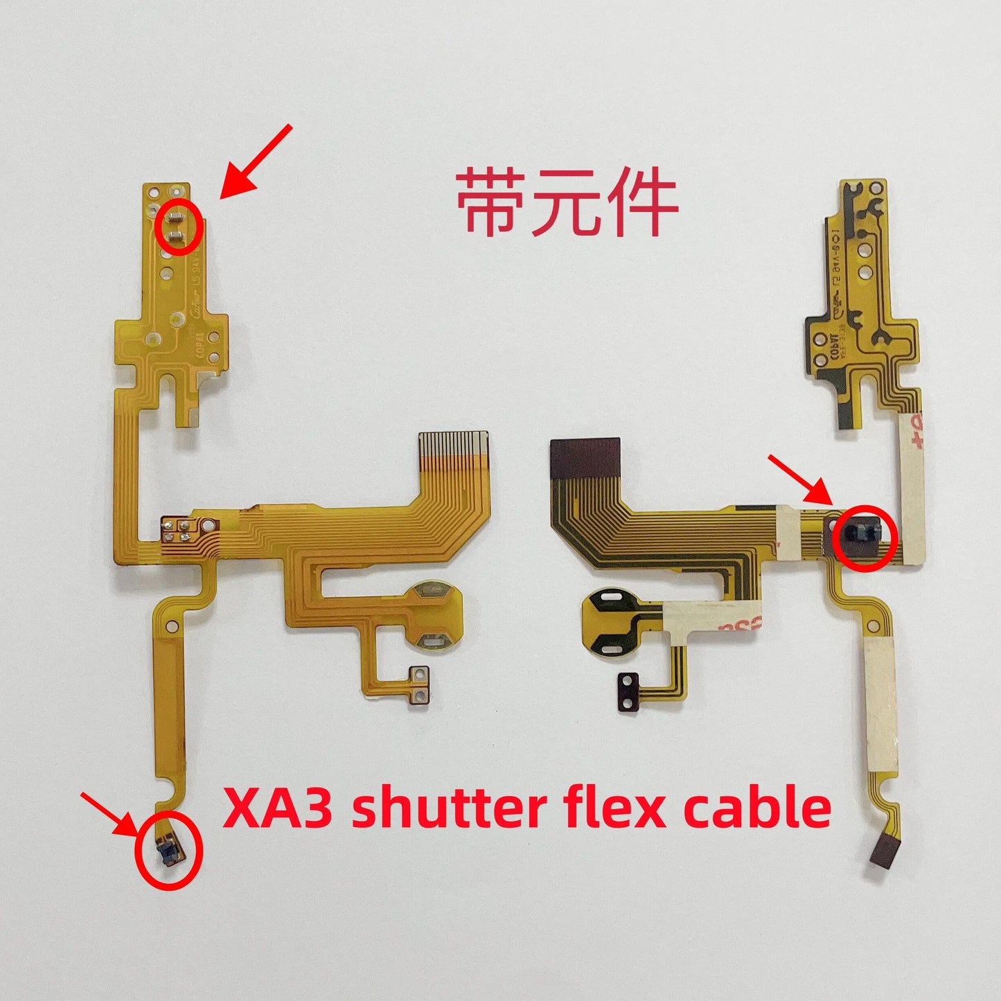 New XA3 XA5 Shutter Flex Cable For Fuji X-A3 X-A5 X-M1 X-A1 X-T1 X-T10 X-T20 X-Pro1 X-Pro 1 X-E1 X-E2 X-E3 X-A2 Camera Shutter  Digital Camera repair parts