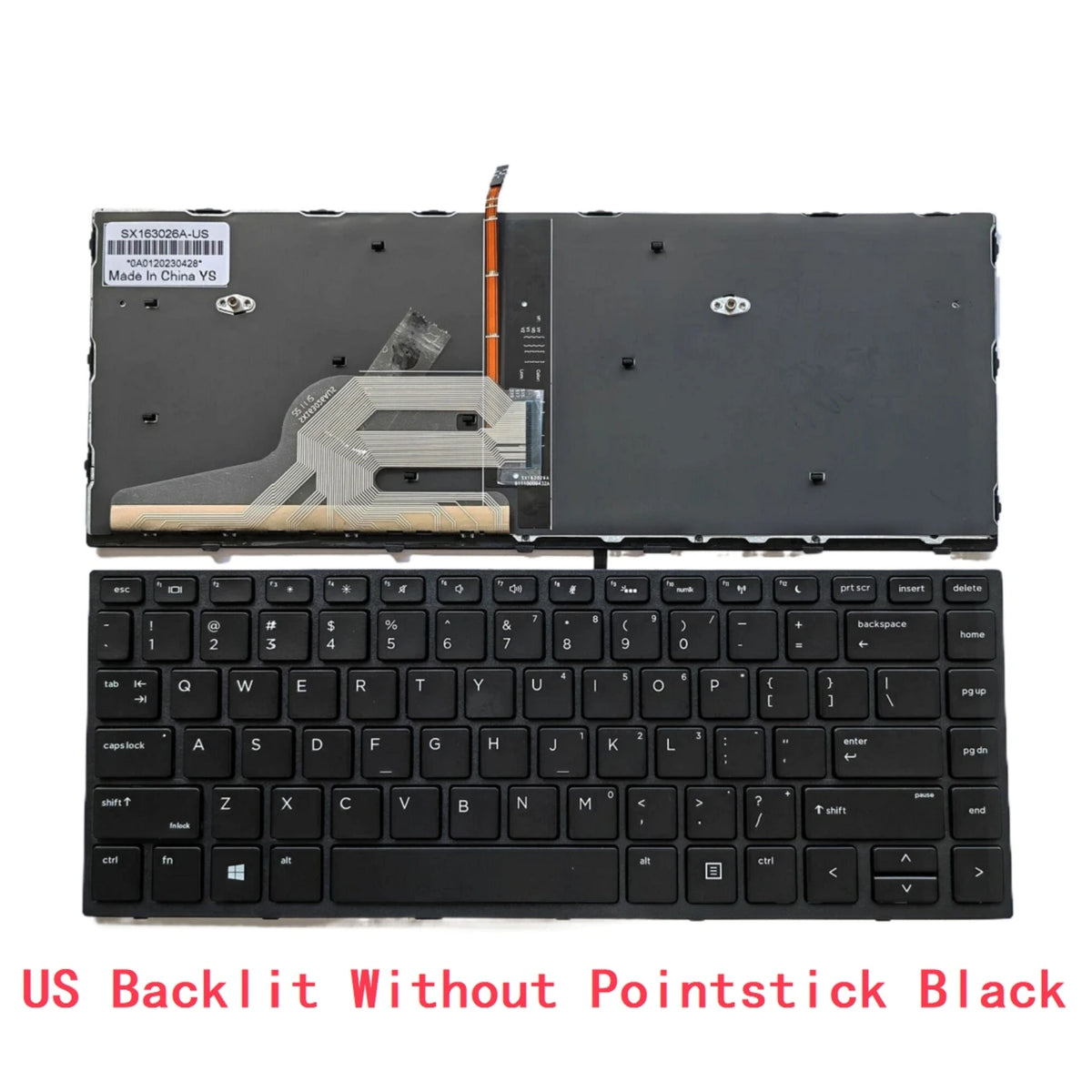 New US Russian Spanish Latin Brazil Japan Backlit Keyboard For HP Probook 430 G5/ 440 G5/ 445 G5/ 640 G4/ 640 G5/ 645 G4/ 645 G5  HP laptop repair parts