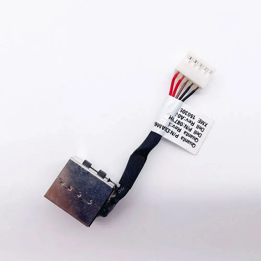 For Dell Inspiron 15 7000 7547 7548 7458 P41F Laptop DC Power Jack DC-IN Charging Flex Cable 087YRH 01H8X3 DD0AM6AD000 Dell laptop repair parts