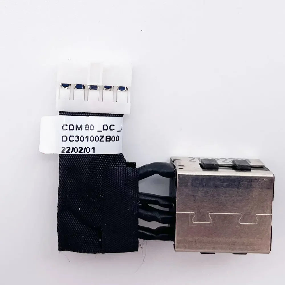 For Dell Latitude 5580 5590 5591 E5580 E5590 E5591 Precision 3520 3530 M3520 P60F Laptop DC Power Jack DC-IN Charging Flex Cable Dell laptop repair parts