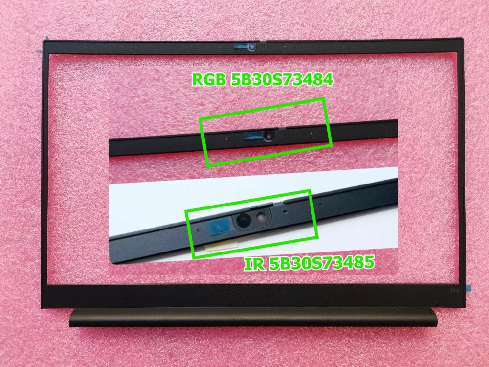 LCD Front Bezel For Thinkpad E14 Gen 2 Gen 3 IR RGB 5B30S73484 5B30S73485 B case trim frame Cover shell Lenovo laptop repair parts