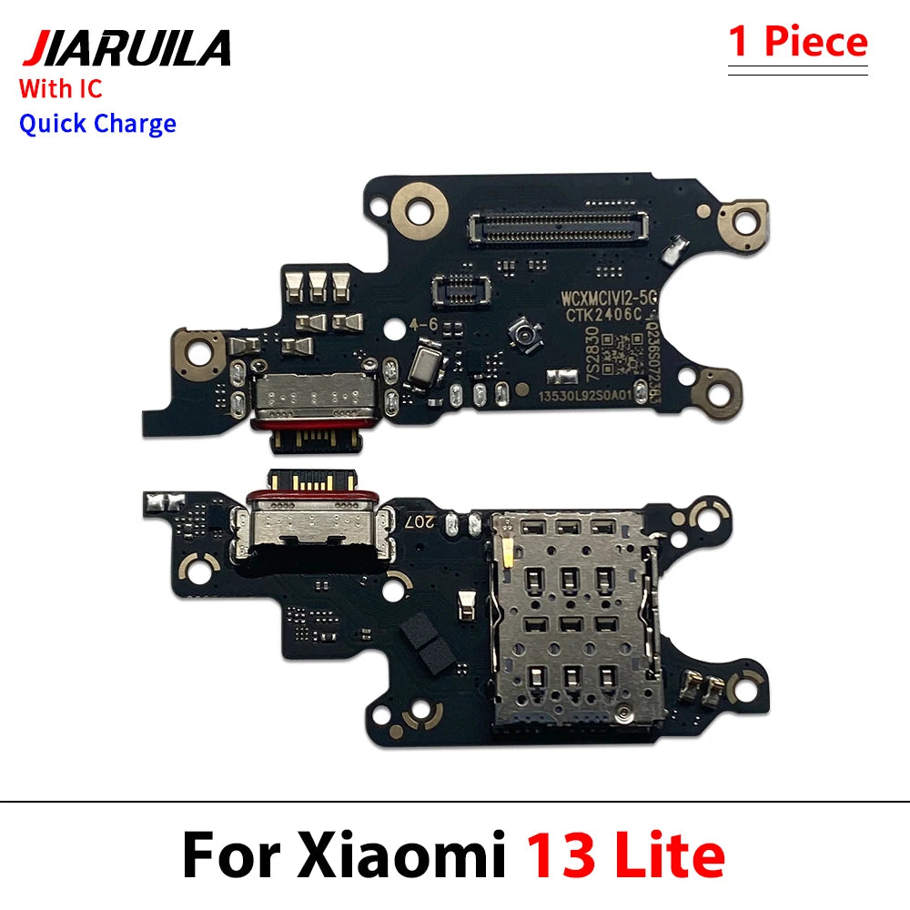 USB Charging Port Dock Charger Plug Connector Board Flex Cable For Xiaomi Mi 11 11T 12 12T 13 13T 14 14T 15 15T Pro Lite Ultra Xiaomi  Xiao mi phone repair parts