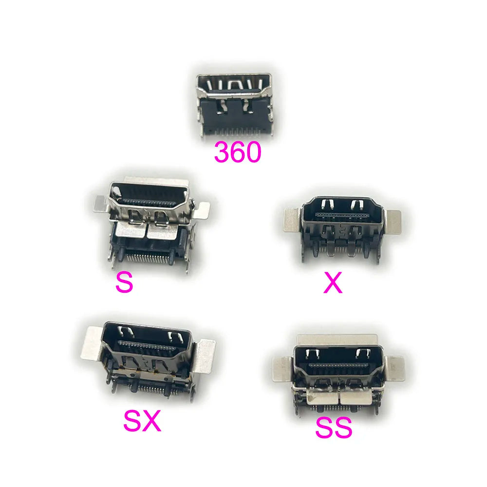 For XBOX ONE / 360 / Series X / S Console Original HDMI-Compatible Port HD Display Socket Connector Jack Interface Repair Game console repair parts
