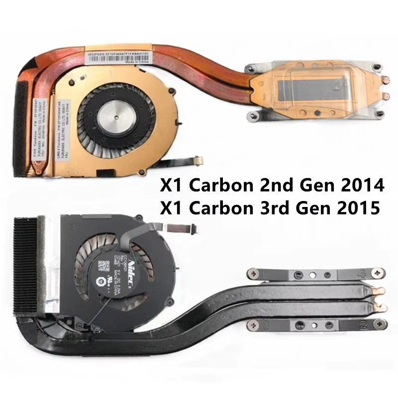 Cooling fan for Thinkpad X1 yoga Carbon 2nd 3rd 4/5/6/7th Gen8/9/10/11/12 2in1 75Y5774 4W1509 5H40W36681 5H41M43388 5H41J76276 Lenovo laptop repair parts