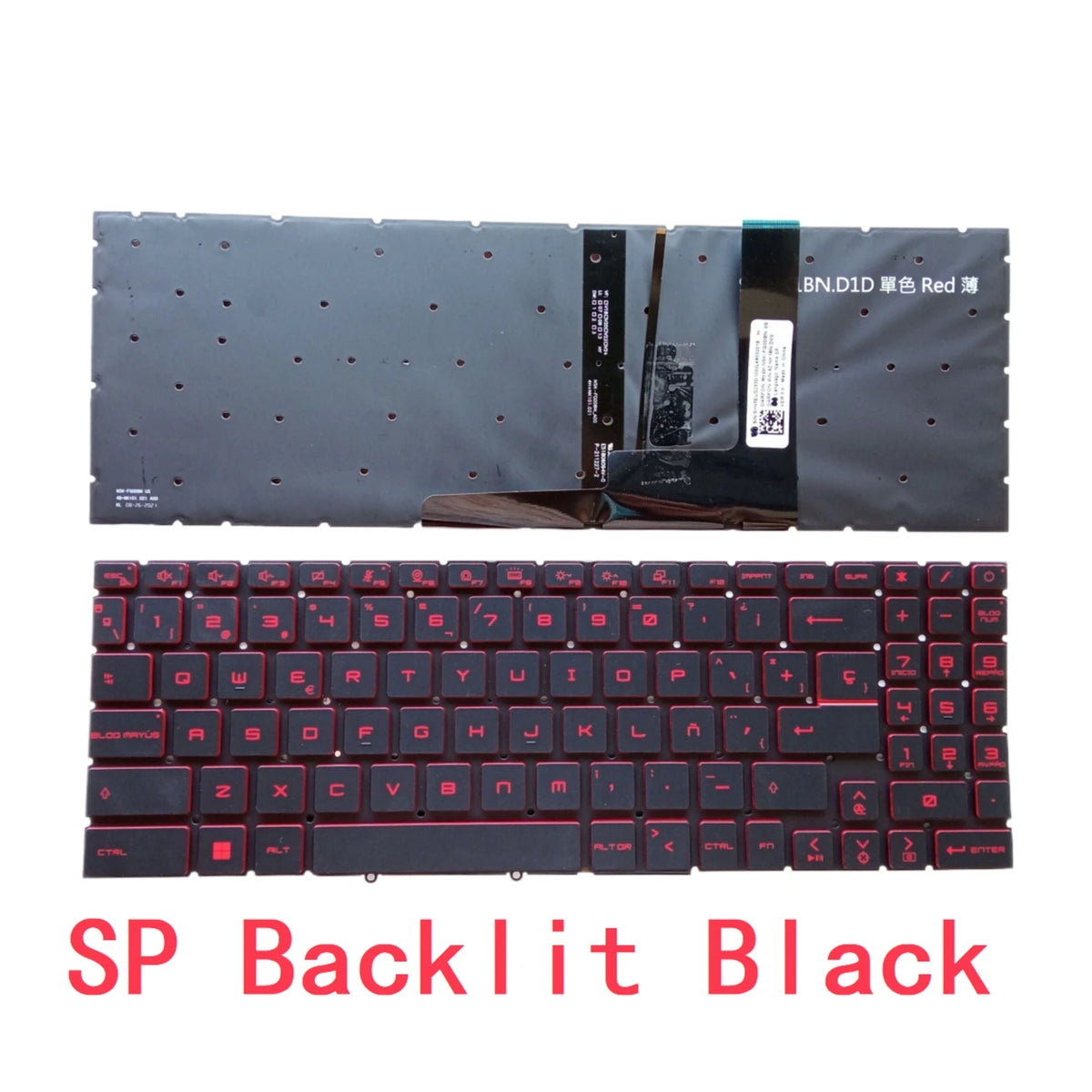 New US Russian Spanish Laptop RGB Keyboard For MSI GL66 GF66 MS-1581 1582 1583 1585 GL76 GF76 MS-17L1 17L2 17L3 MS-17L4 MS-17L5 MSI laptop repair parts