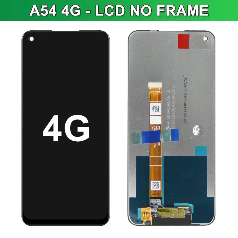 6.51" Screen Assembly for Oppo A54 CPH2239 Lcd Display Digital Touch Screen with Frame for OPPO A54 Screen Replacement OPPO phone repair parts