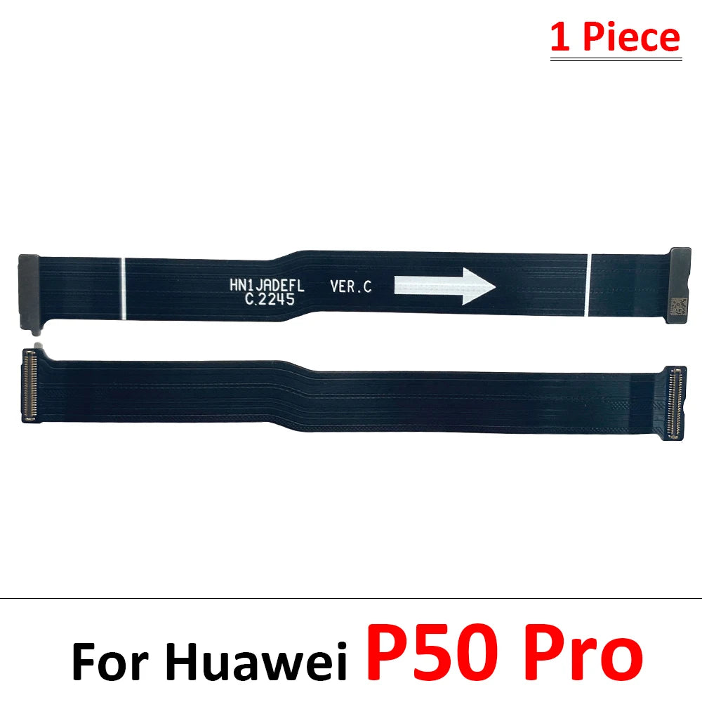 10Pcs, For Huawei P10 P20 P30 P40 P50 Lite Pro E P Smart 2018 2019 2020 Main Motherboard Flex Cable Replacement parts Huawei phone repair parts