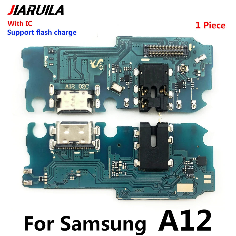 10Pcs USB Charge Port Dock Connector Charging Board Flex Cable For Samsung A03 Core A02 A02s A03s A13 A12 A22 A32 A33 A53 4G 5G Samsung phone repair parts