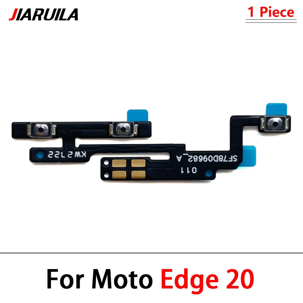 Power On Off Volume Button Flex Cable For Motorola Moto Edge 20 30 40 50 Pro Lite 30 Neo Ultra Fusion Plus Motorola phone repair parts