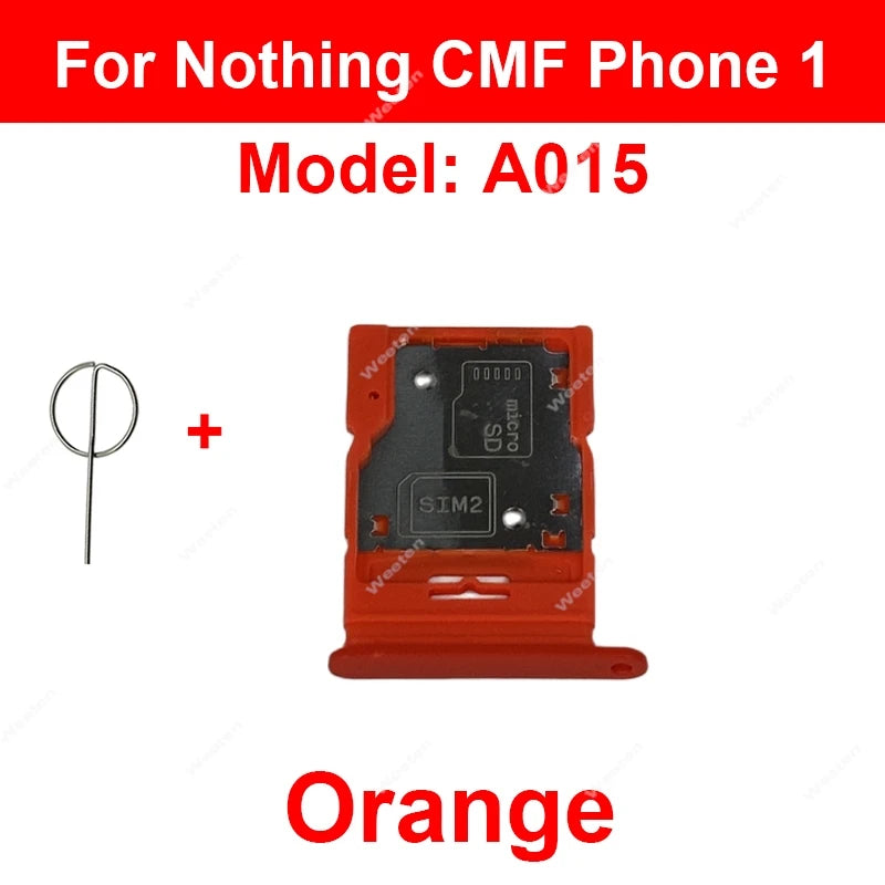 Sim Card Tray Socket Adapter For Nothing Phone 1 2 2A 3A CMF Phone 1 Sim Card Reader Slot Connector Holder Repair Parts  Other Brand phone repair parts