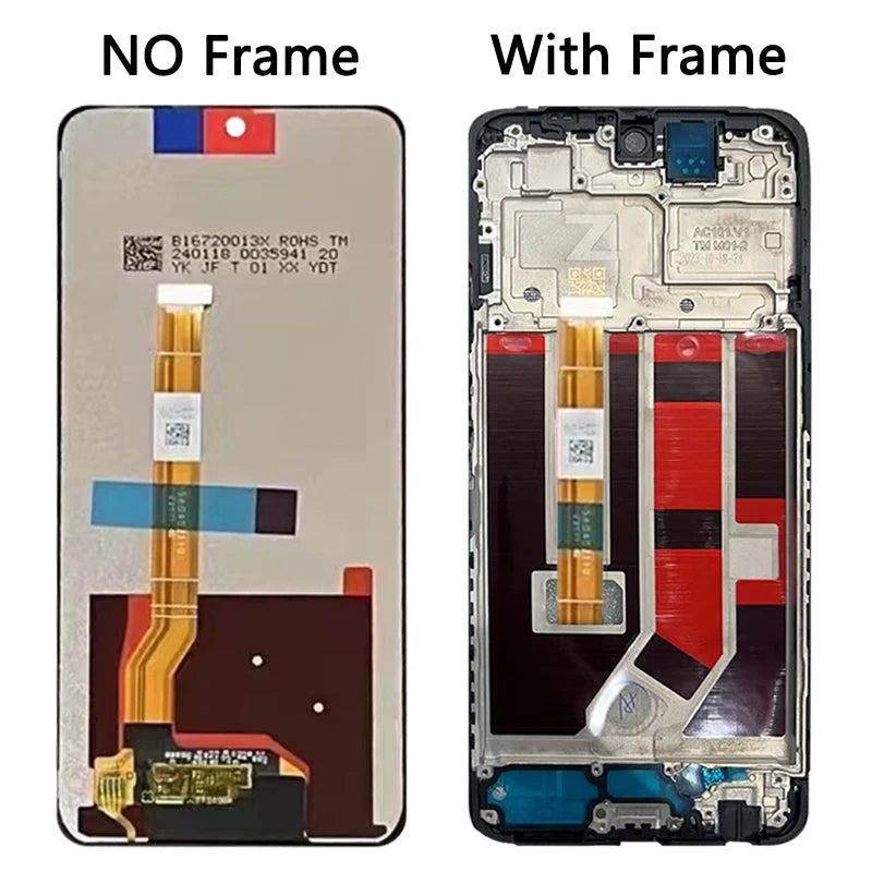 6.72" IPS For OPPO A79 5G LCD Display Touch Screen Digitizer Assembly A79 CPH2553 CPH2557 Display Screen With Frame Replacement Oppo phone repair parts Realme phone repair parts