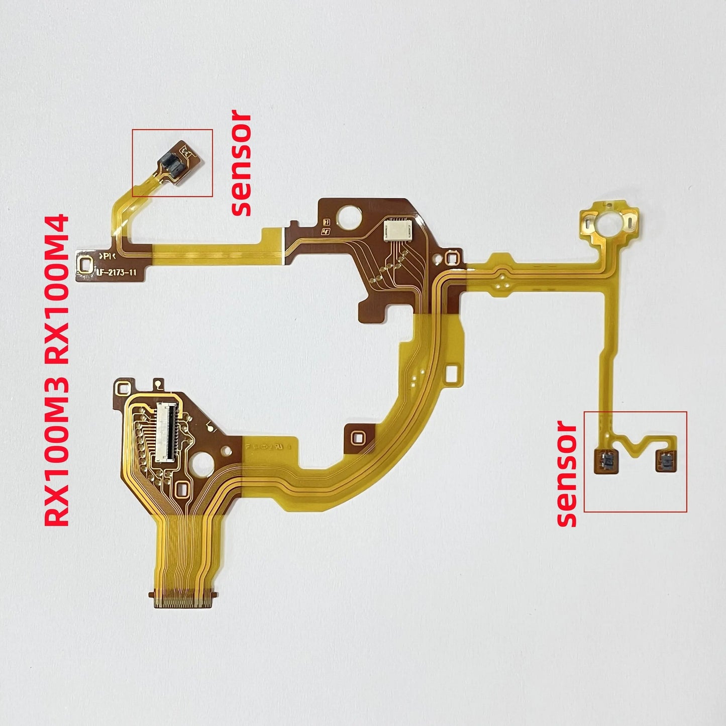 New RX100 M3 Lens Flex Cable for Sony RX100M3 RX100M4 RX100M5 RX100III RX100IV RX100V Lens Rear Cable With Sensor Repair Parts  Digital Camera repair parts