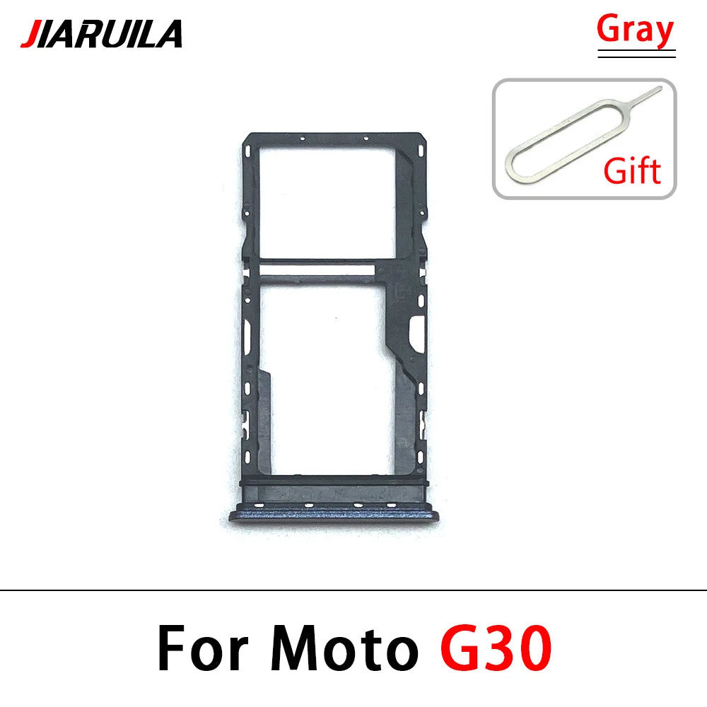 New For Motorola Moto G10 G20 G30 G50 G60 G60s G100 5G SIM Card Slot SD Card Tray Holder Adapter Replacement Parts Motorola phone repair parts