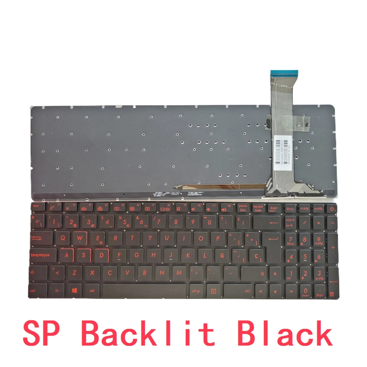 New US Russian Spanish Arab Laptop Backlit Keyboard For ASUS ROG GL552 GL552J GL552JX GL552V GL552VL GL552VW GL552VX ASUS laptop repair parts
