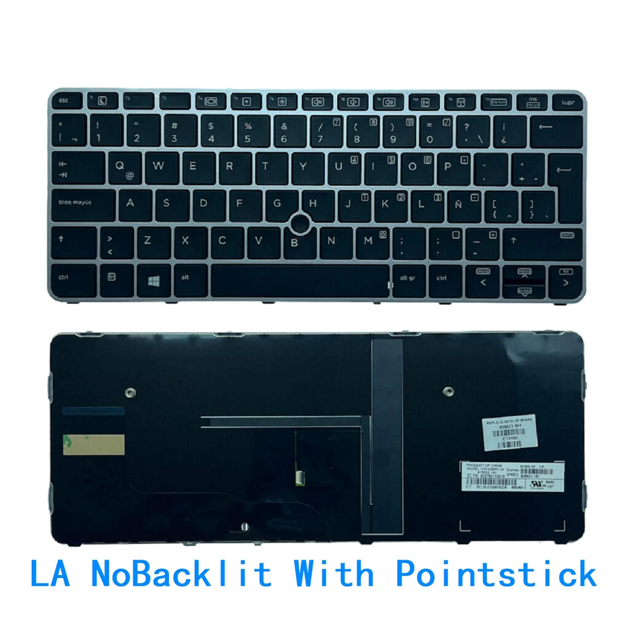 New US Spanish Latin Arab Language  Backlit Keyboard For HP EliteBook 820 G3 820 G4 828 G3 725 G3 725 G4  HP laptop repair parts